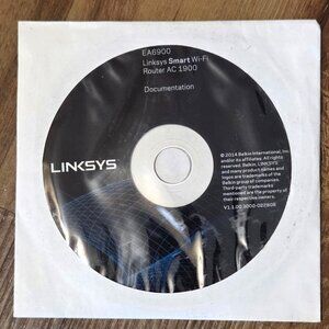 Linksys EA6900 AC1900 Smart Wi-Fi Router - Install CD Only